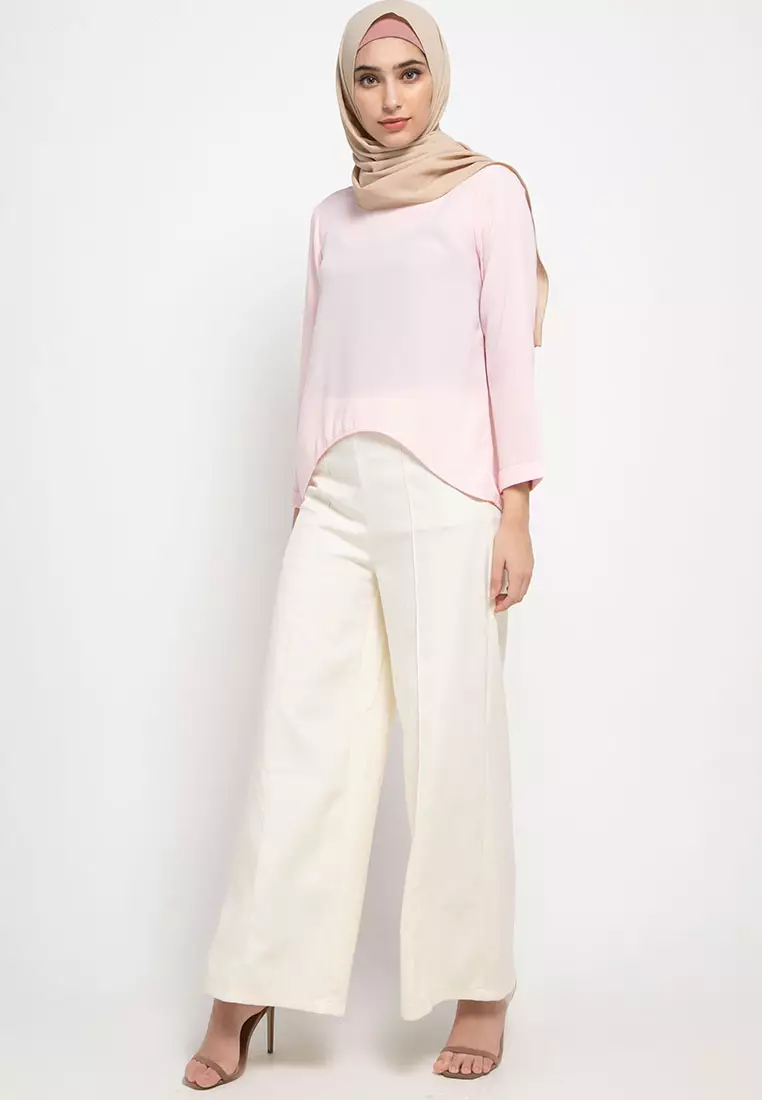Janine Blouse In Light Pink