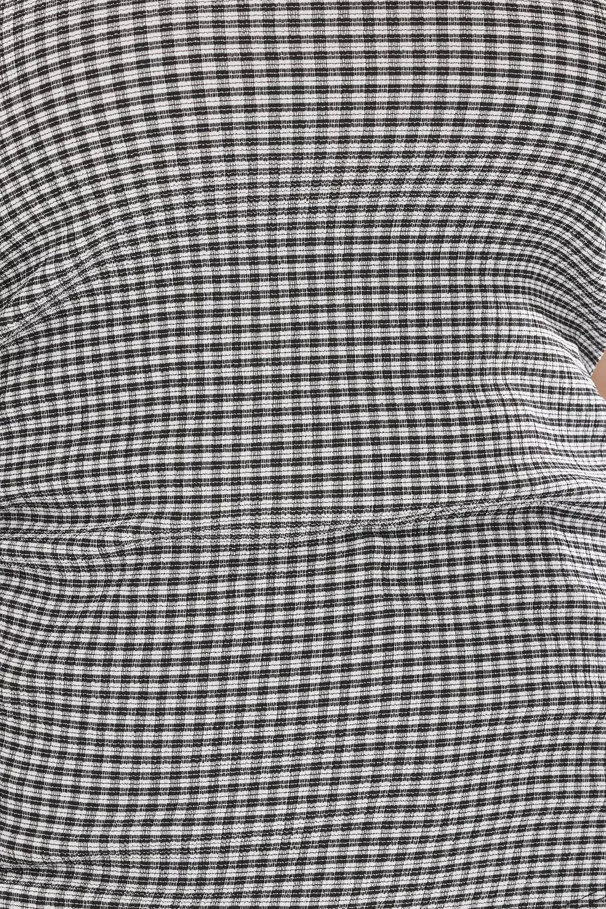 Plus Size Plaid Asymmetrical Knitted Blouse