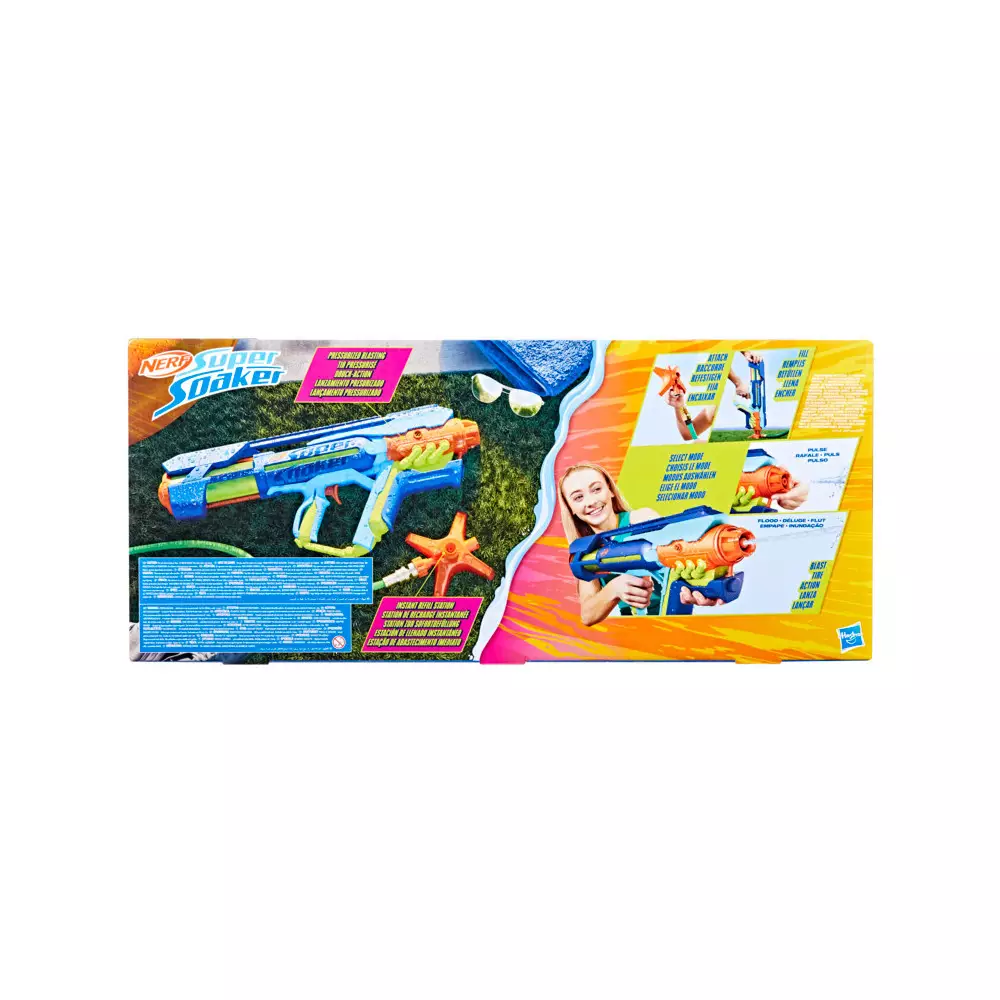 NERF WATER GUN SUPER SOAKER POWER DRENCH XL - BIRU