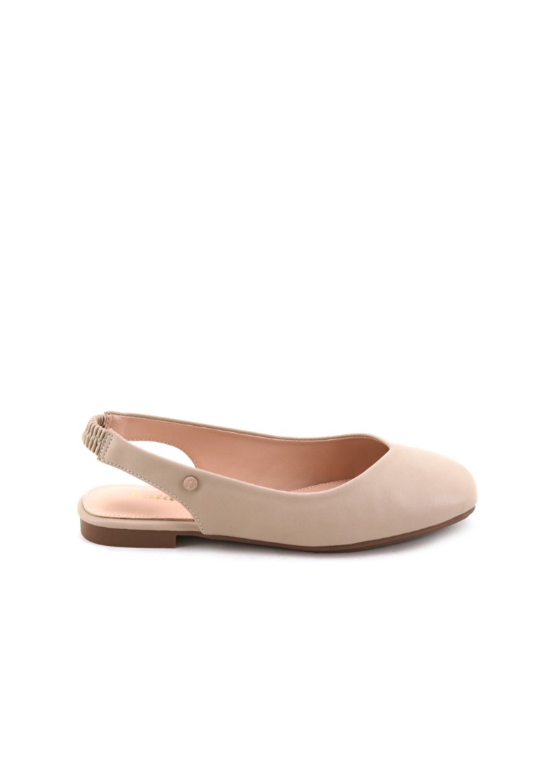 [Best Seller] BATA Women Beige Slingback Flats - 5518252