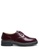 London Rag red SHANKS Oxford Patent PU Shoes in Burgundy 37A36SHDC6644BGS_1