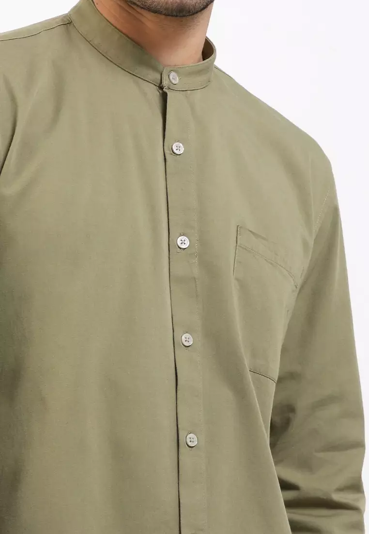 AS Kemeja Koko Lengan Panjang