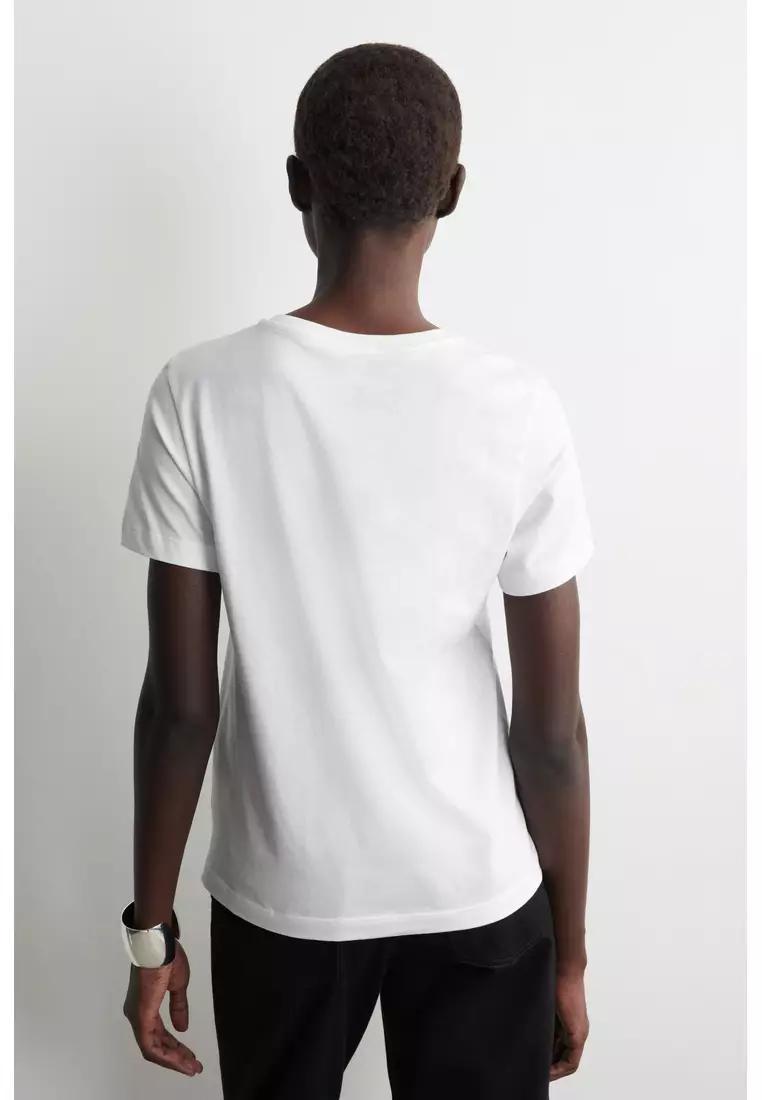 COTTON CREW-NECK T-SHIRT
