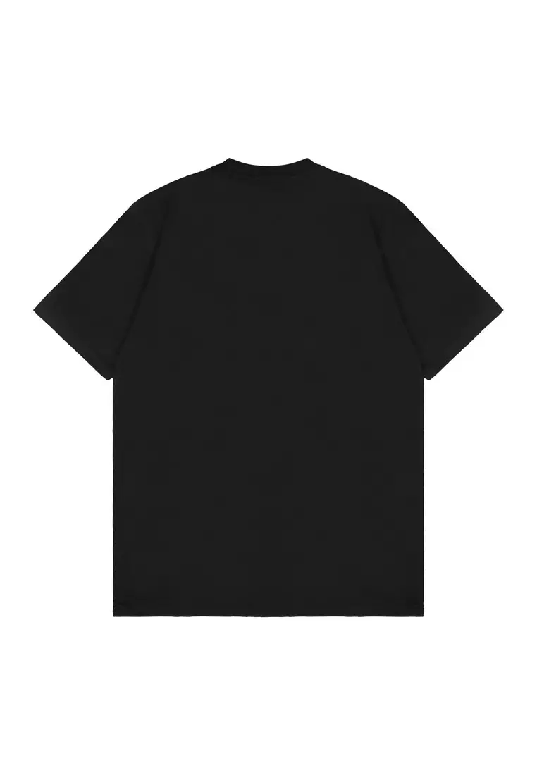 3Second Men's T-Shirt Short Sleeve Regular Fit Cotton Logo Script Meeko C750125