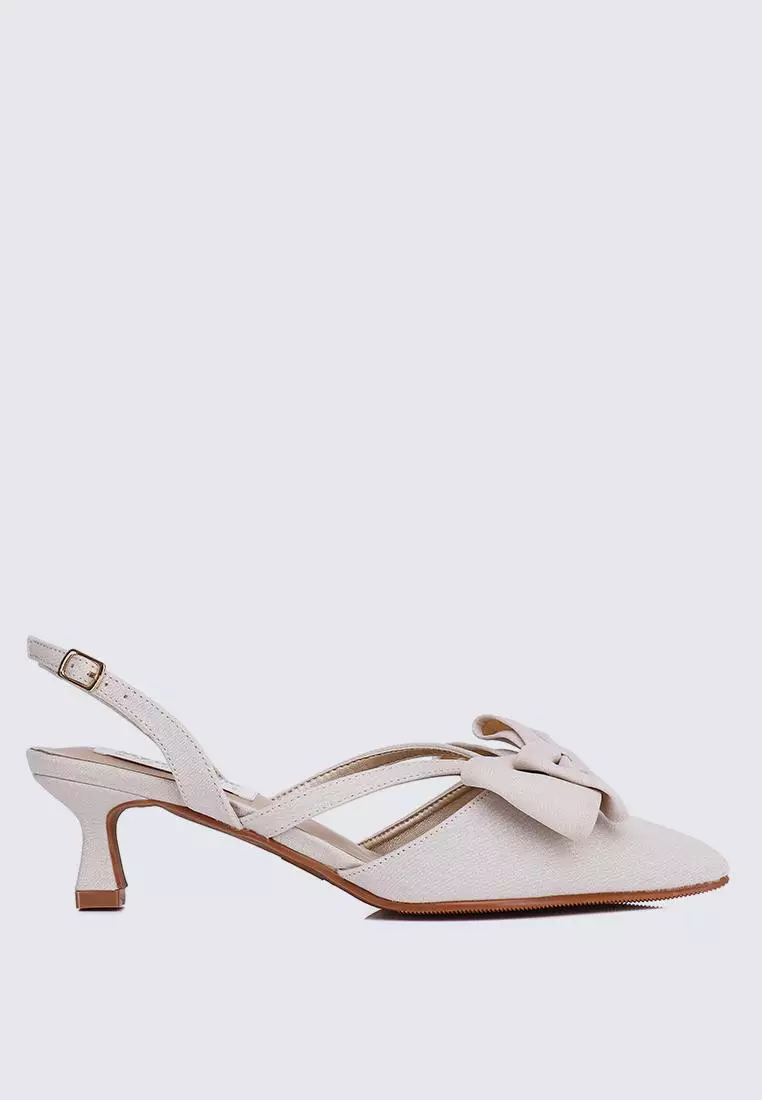 Discount on My Ballerine  shoes - SKU: My Ballerine Viola Comfy Heels In Nude