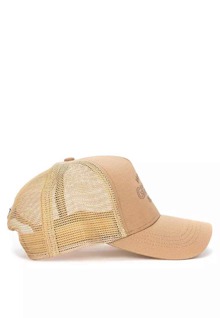 Men's Signature Trucker Cap Vintage Khaki