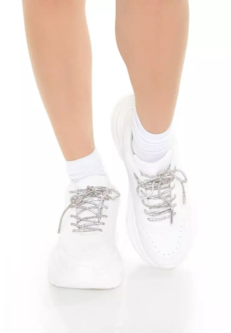 White platform sneakers forever 21 top