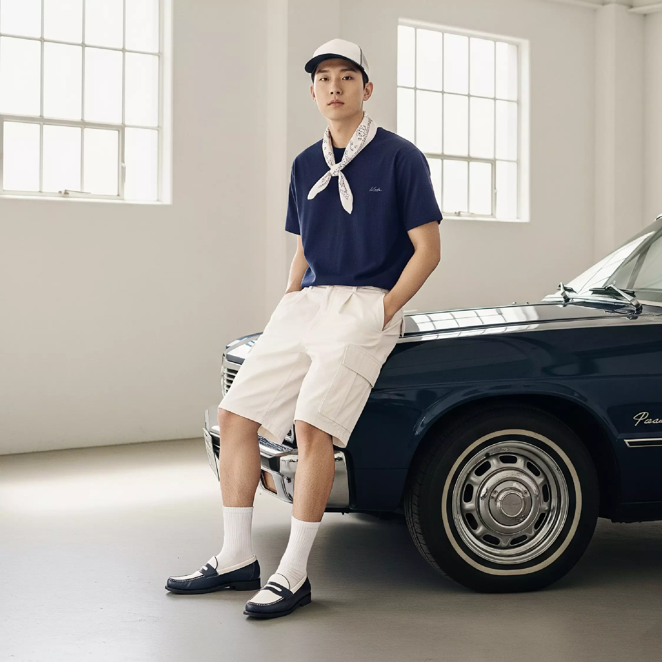 Kale AXELO REGULER NAVY Organic Cotton | T-Shirt Basic