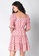 FabAlley pink Pink Polka Puff Sleeves Tiered Skater Dress F2555AA9FD6AC2GS_2