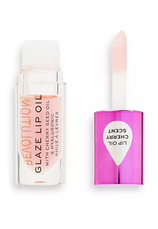Revolution Glaze Lip Oil Glam Pink