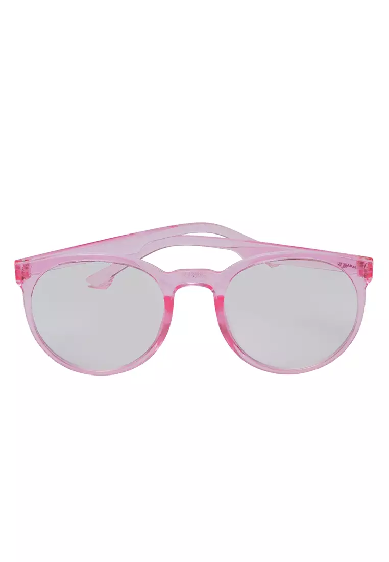 Ulrico Kacamata Anak Unisex Oval Round Frame Kids Glasses Material Plastic ORIGINAL - Pink