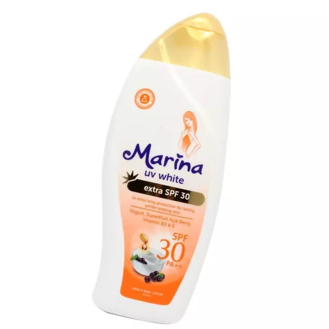 MARINA HAND BODY LOTION UVW EXT SPF30 200ML (320706)