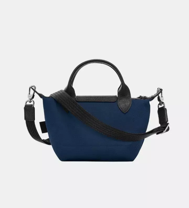 Longchamp Le Pliage Energy Top Handle Mini Xs Canvas Crossbody Navy