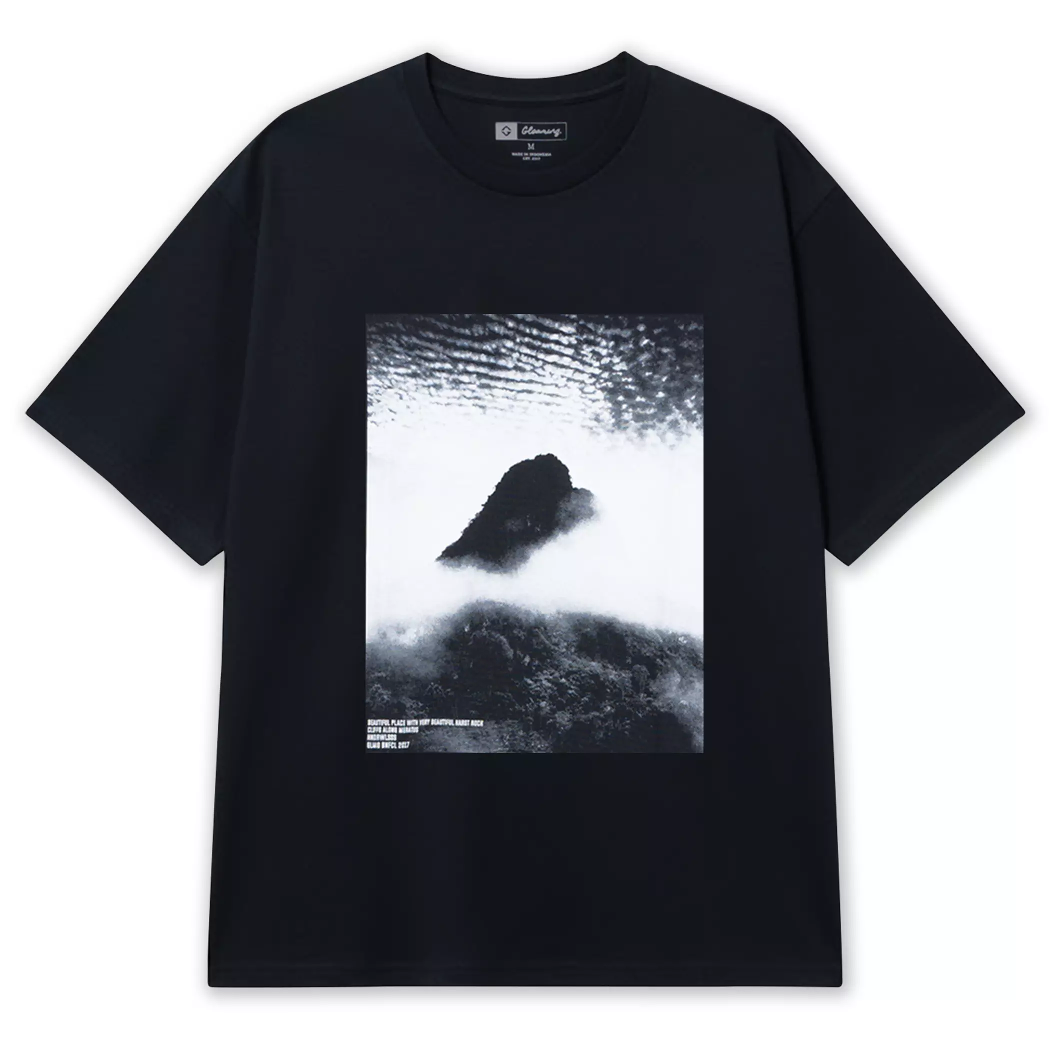 Kaos Design Marathus Hitam Unisex