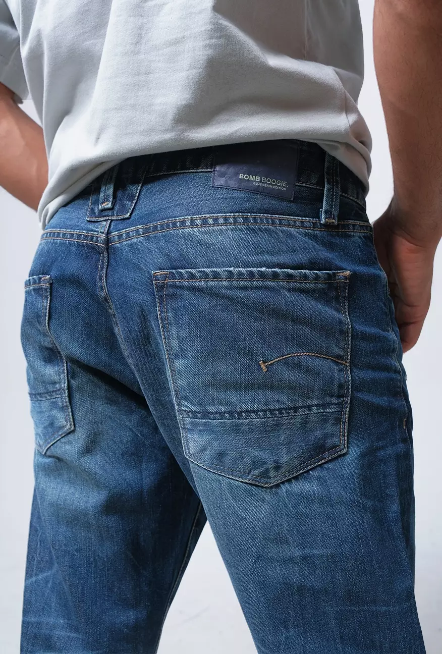 Celana Jeans Pria Slimfit K5