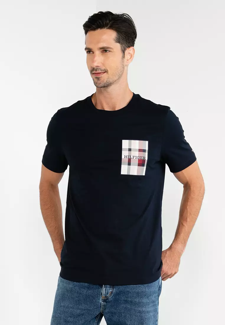 Buy Tommy Hilfiger Monotype Patch T-Shirt 2023 Online | ZALORA