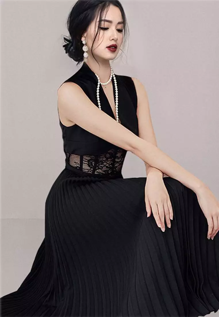 Buy Sunnydaysweety 2024 S/S Fancy Sexy Lace stitching