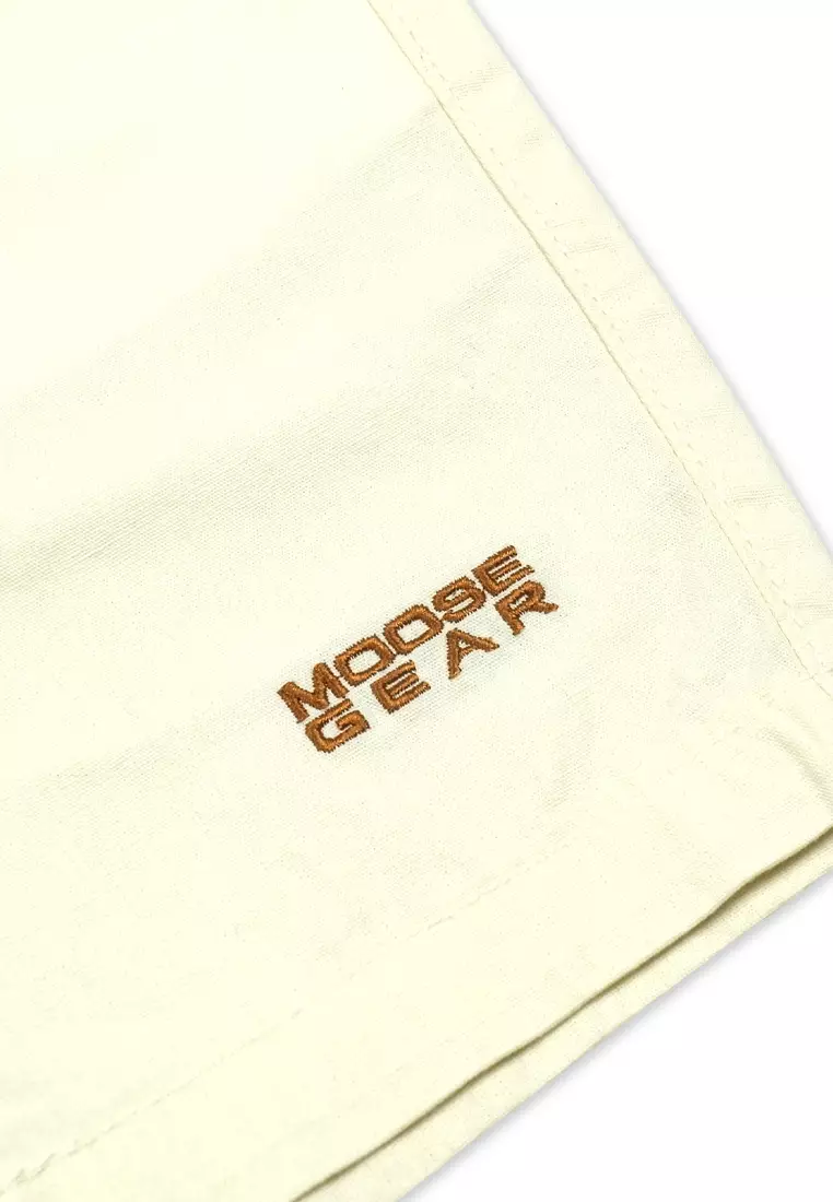 Boys Twill Jogger Short With Embro Details