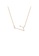 Glamorousky white 925 Sterling Silver Plated Champagne Gold Fashion Simple Twelve Constellation Aries Pendant with Cubic Zirconia and Necklace BDD18ACE97A2B2GS_1