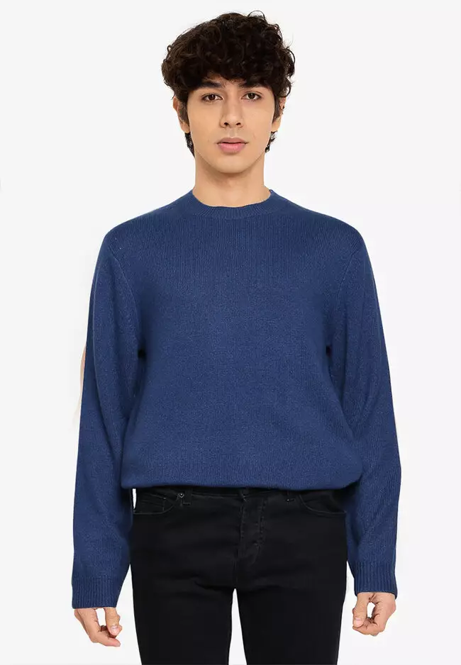 Cashmere Blend Crew Sweater