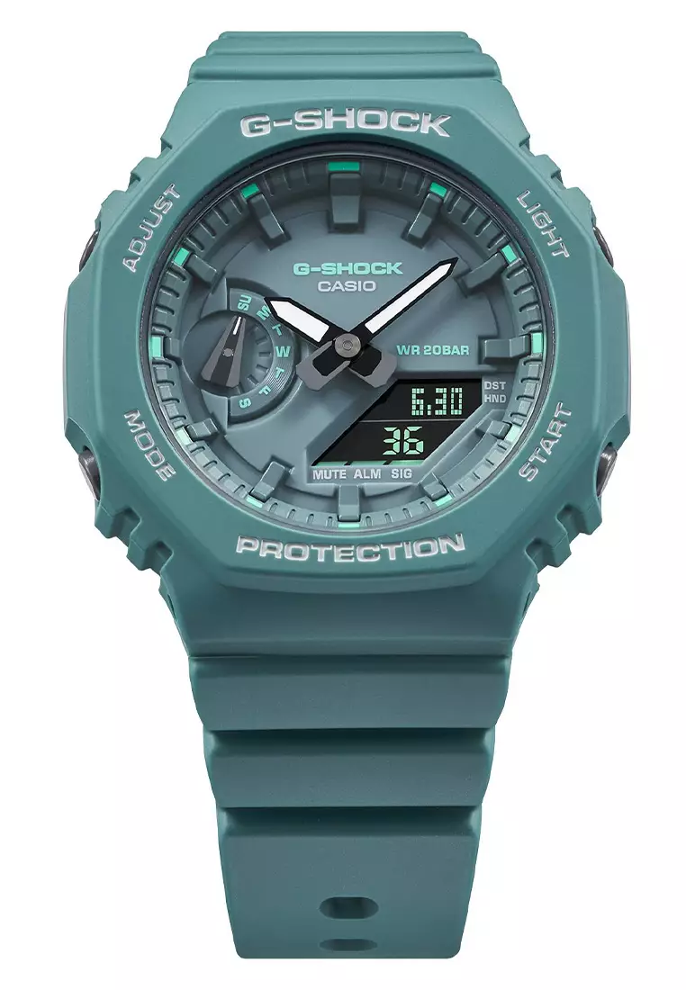 G-Shock - Jam Tangan Analog Digital Wanita - Blue - Resin Strap - GMA-S2100GA-3A
