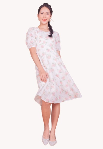 L'zzie pink LZZIE CORA DRESS - PINK 3F441AABAA5AEDGS_1