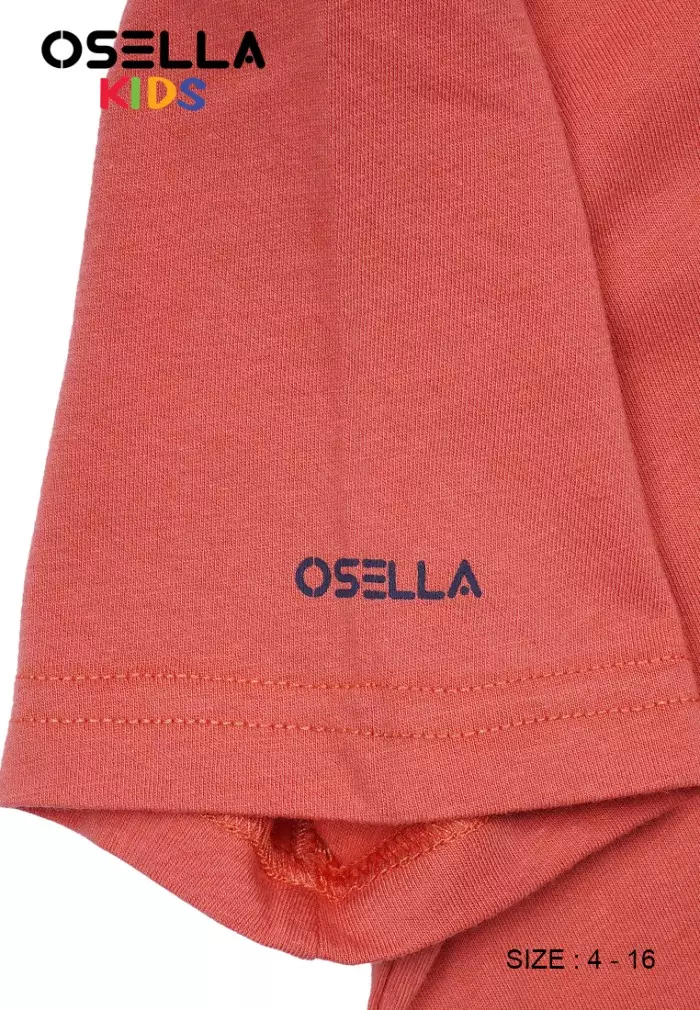 [NEW] OSELLA BASIC REGULAR T-SHIRT IN CARROT