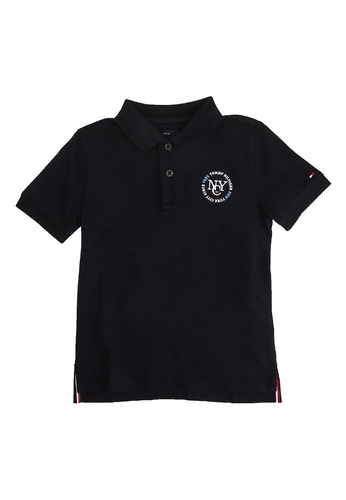 Tommy Hilfiger navy NYC Graphic Polo Shirt - Tommy Hilfiger 1A862KA0C4CA24GS_1