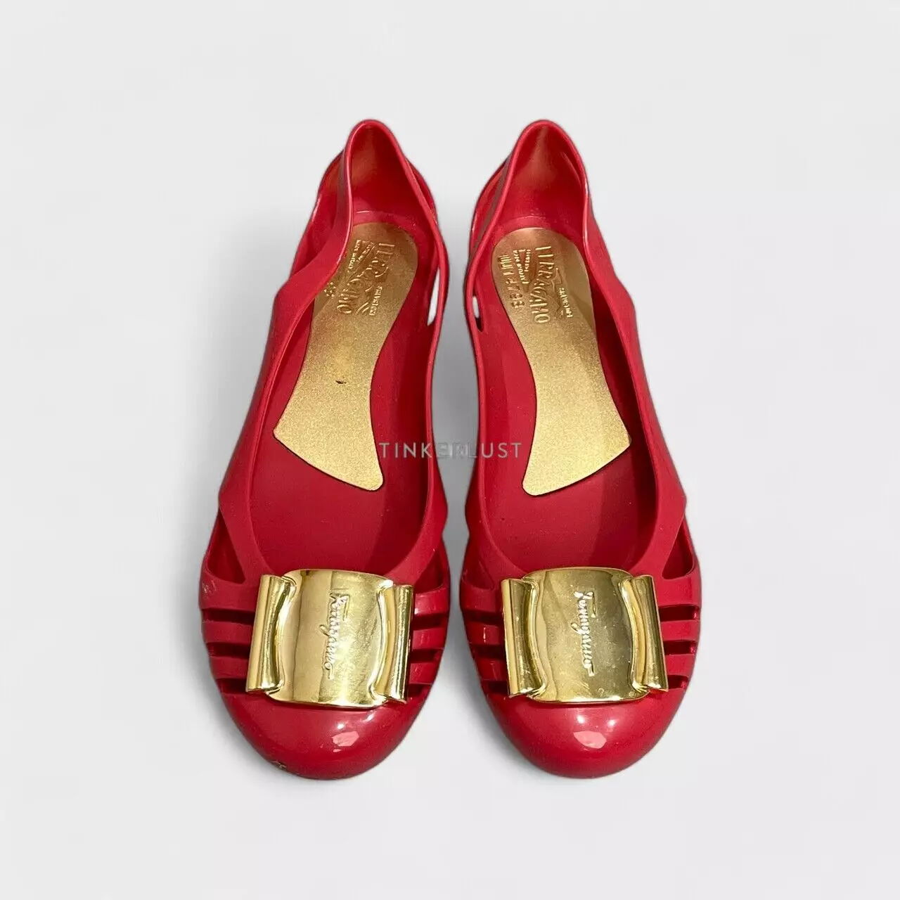 Harga sepatu salvatore ferragamo jelly original outlet