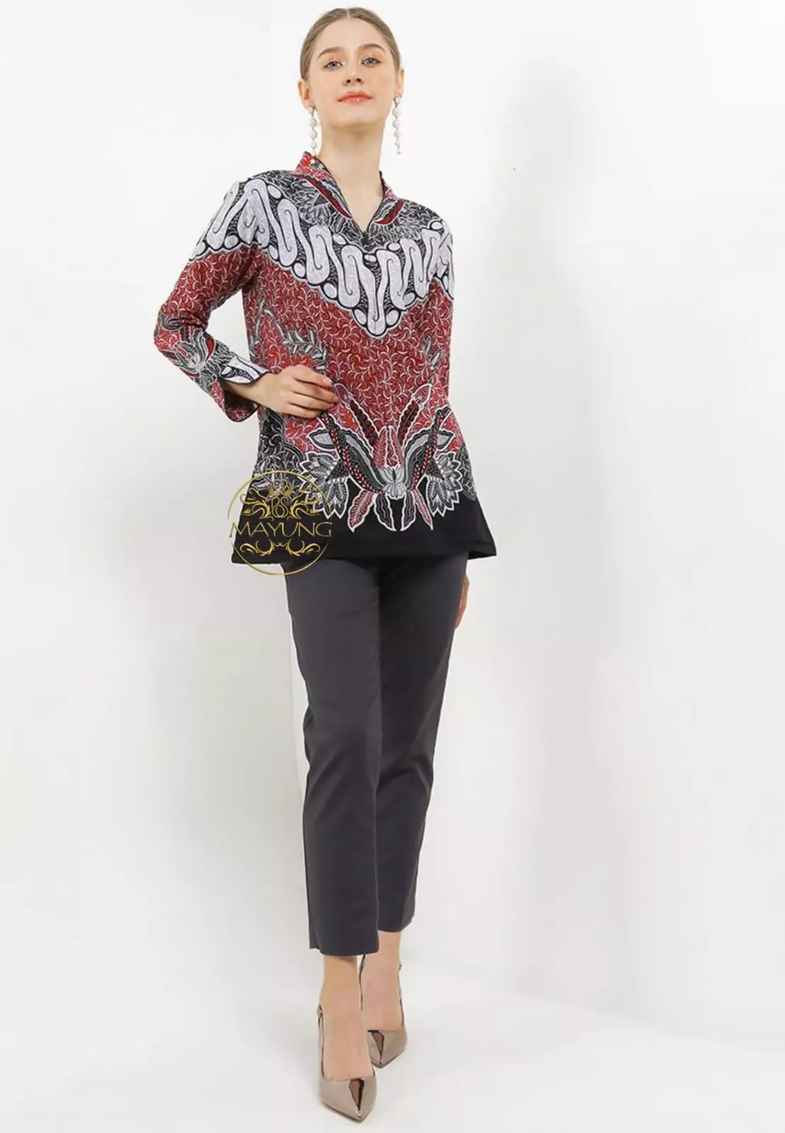 Blouse Batik Gelung Beurem Premium Slimfit Elegant