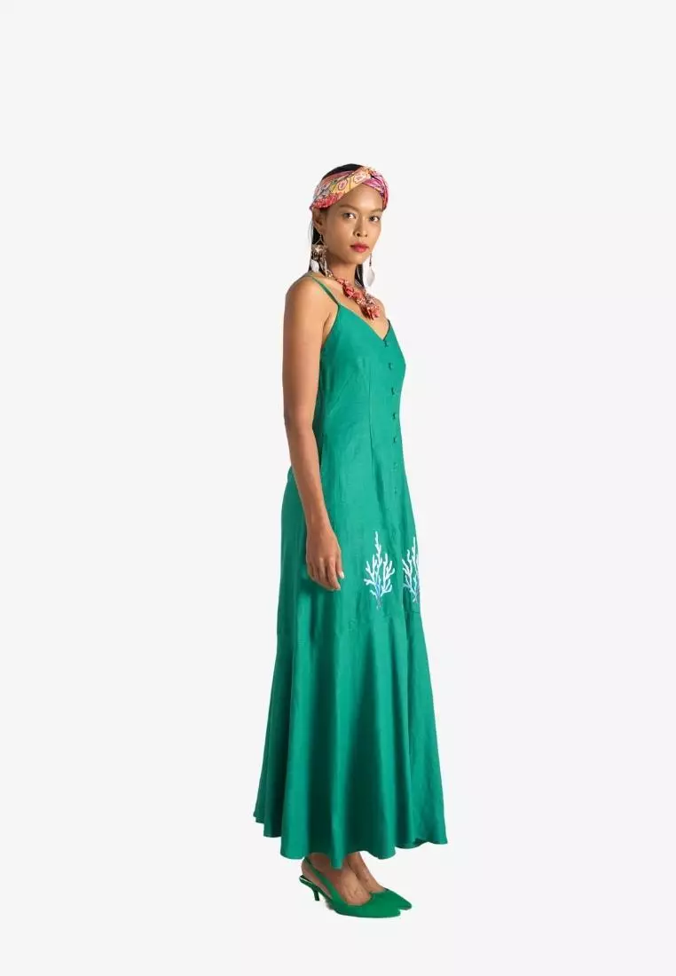 New Linen New Horizon Maxi Linen Dress