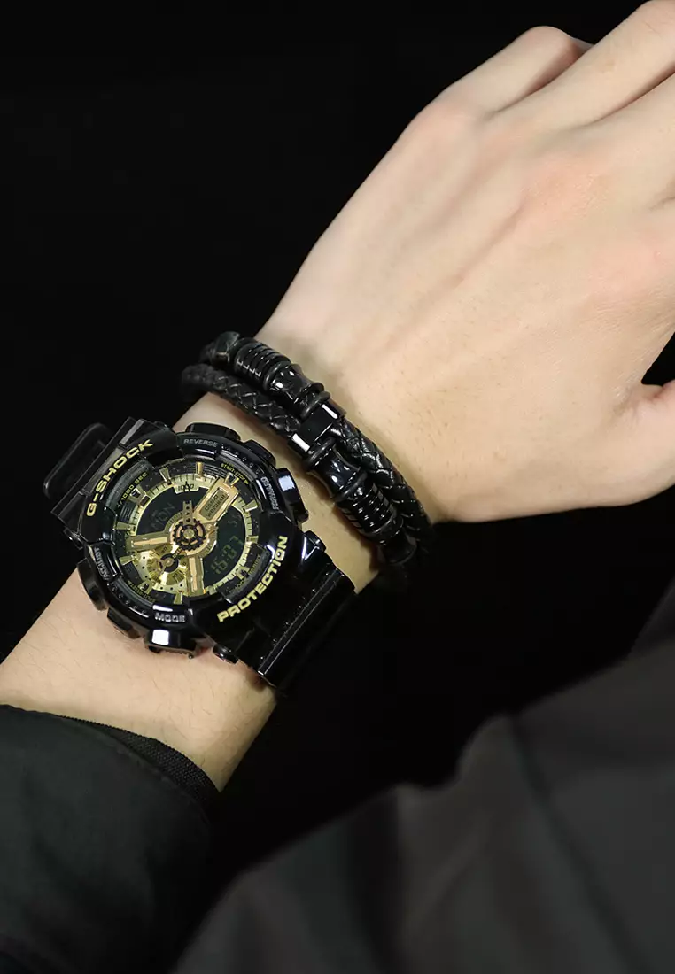 型男磁吸扣鈦鋼手環