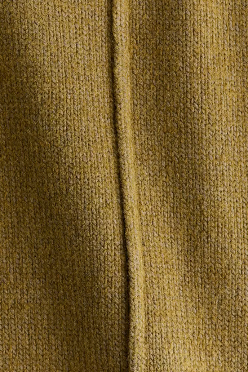 Seam-detail turtleneck jumper