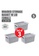 HOUZE grey [SET OF 3] HOUZE Braided Storage Basket with Lid (Small) 38AA4HL80F215FGS_1