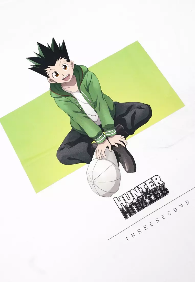 3Second x HunterxHunter T-Shirt Short Sleeve Regular Fit Cotton Namikawa 031225
