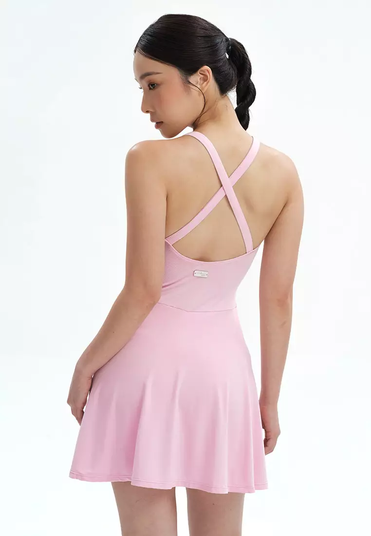 Daily Poise Flow Dress - Pink Blush