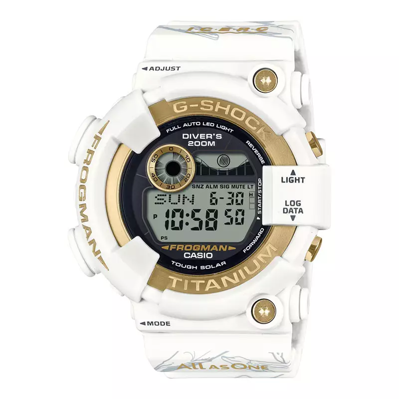 Jam Tangan Pria Casio G-Shock Frogman X I.C.E.R.C. GW-8201K-7JR Master Of G-Sea 30th Anniversary Resin Band (JDM)