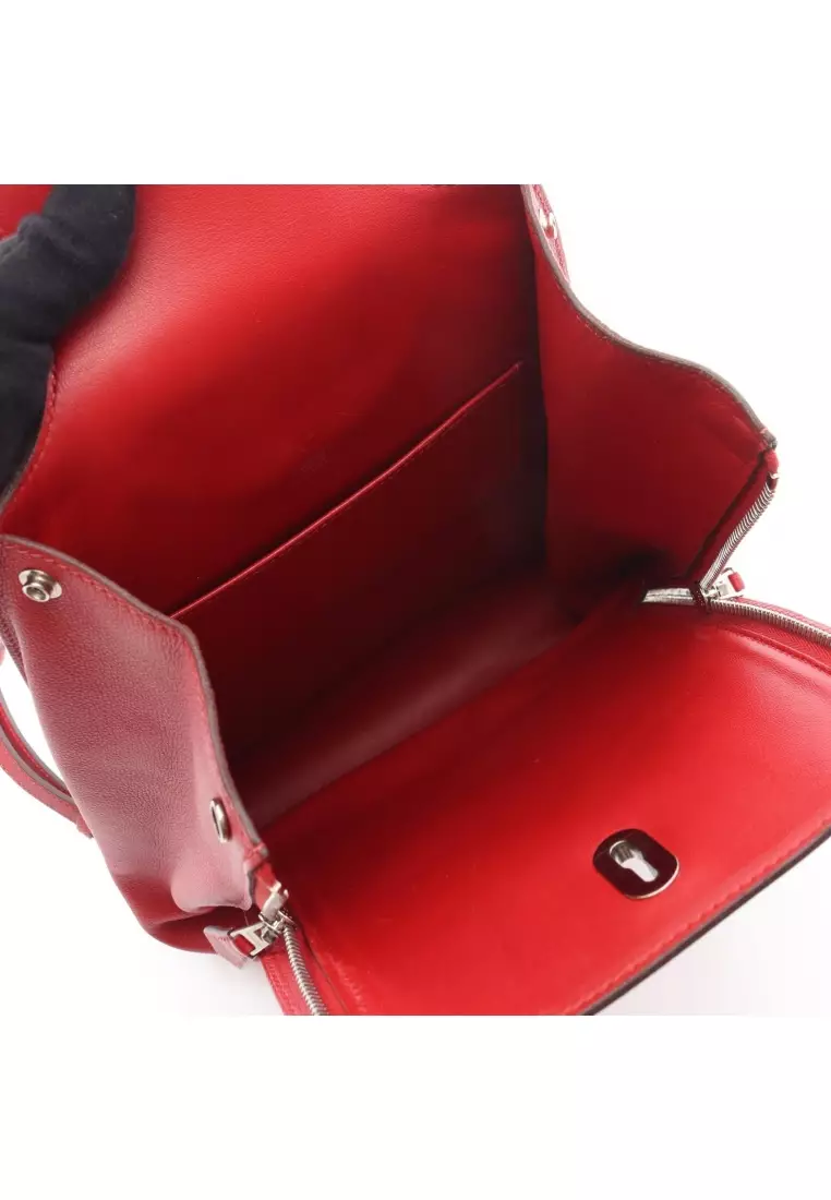 Hermes Backpack a Dos Rouge Casac Leather Sac Kazak Red Buy Hermès Pre-Loved Hermès Sac Ad GR24 Rouge Casac Backpack  main image 3