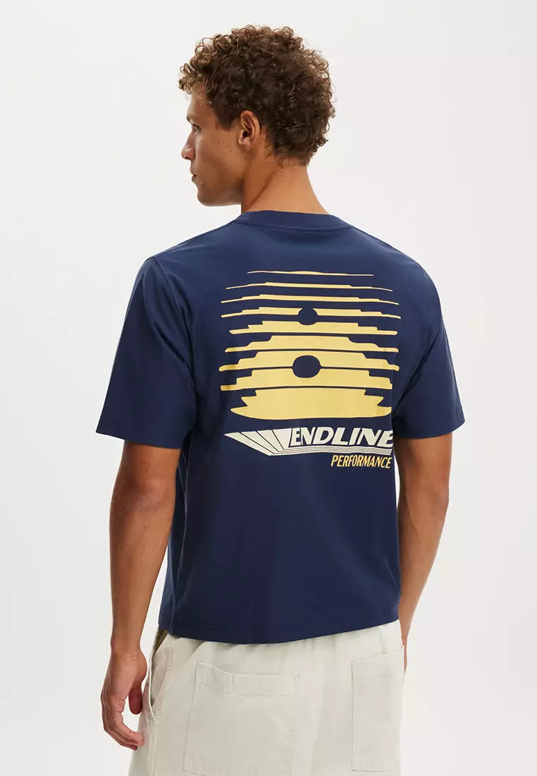 Cropped Fit Graphic T-Shirt