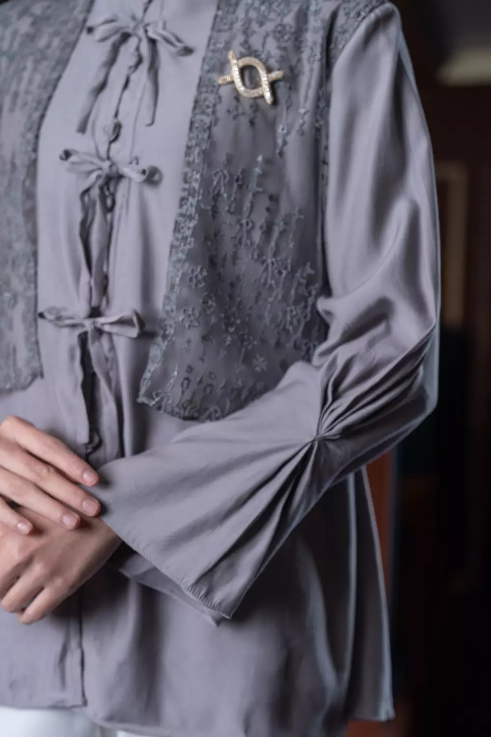 Klamby - Marlene Shirt Silver Birch