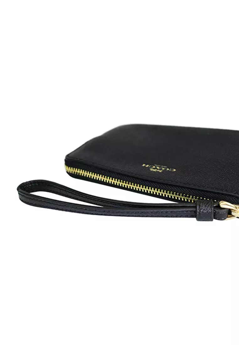 Coach Zip Leather Wallet 58032 – Black