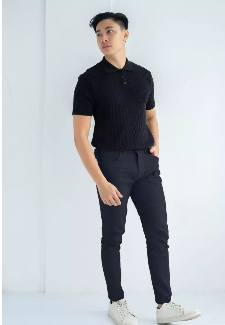 Kale CARLO NAVY/ Carlo Pants / celana panjang formal / Carlo Pants Cotton