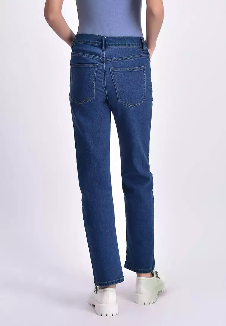 Women's Denim Pants Straight Fit