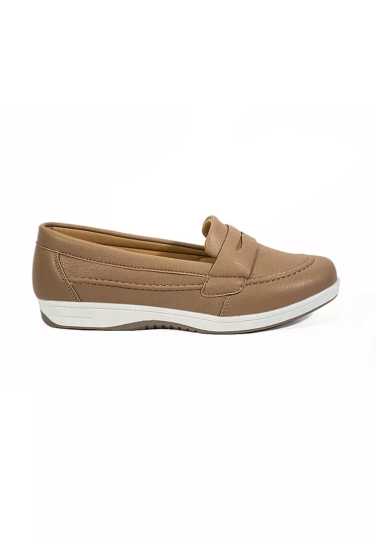 Women's Loafers LY 28155 Beige C64