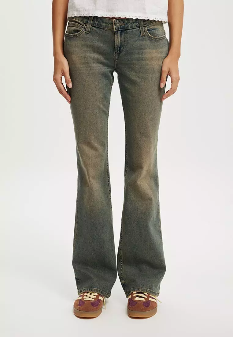 Low Rise Bootcut Jeans