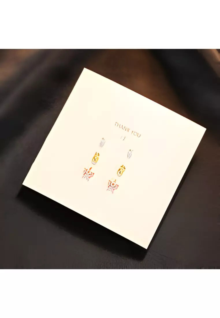 Gold starfish stud earrings store