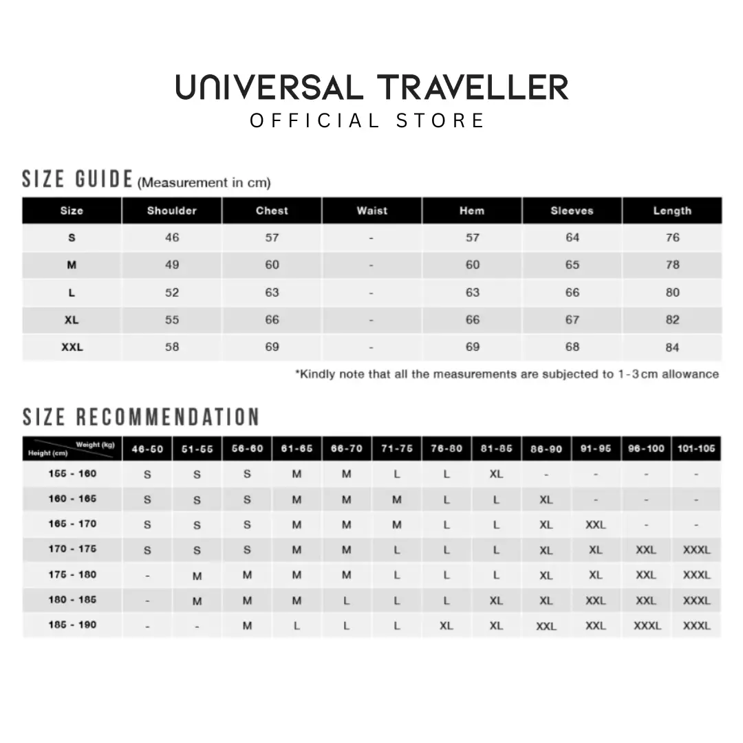 Universal Traveller UNIQUE FUSION SHIRT DOWN JACKET DJ24030