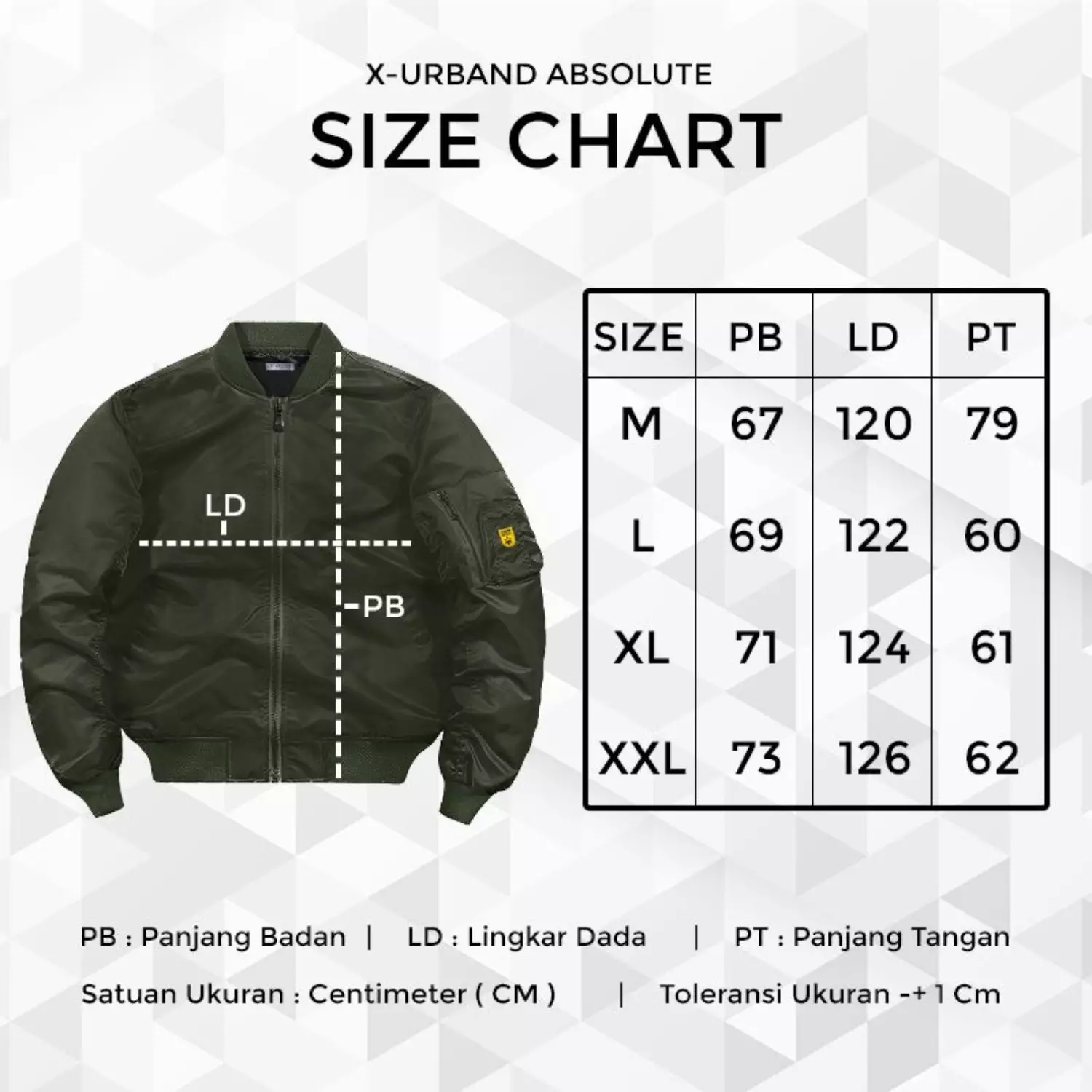 Jaket Bomber A030-ABU
