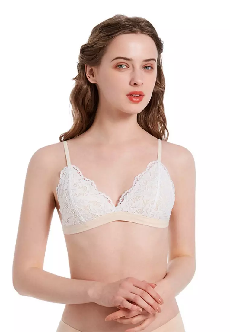 Buy LYCKA Lmm2202 Lady Sexy Lace Bra-beige 2023 Online