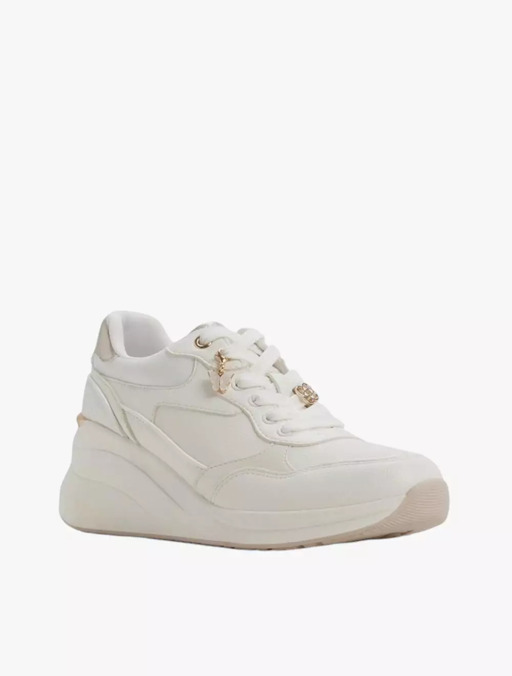 Aldo Asiejan Women's Wedge Sneakers - White